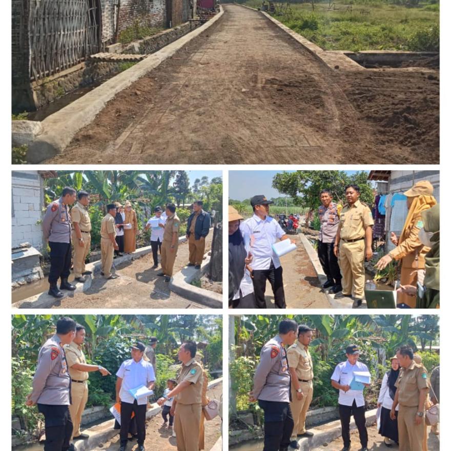 Pembangunan Jalan Usaha Tani dan Pembangunan Tembok Penahan Tanah di Dusun Ngayon Desa Kandung